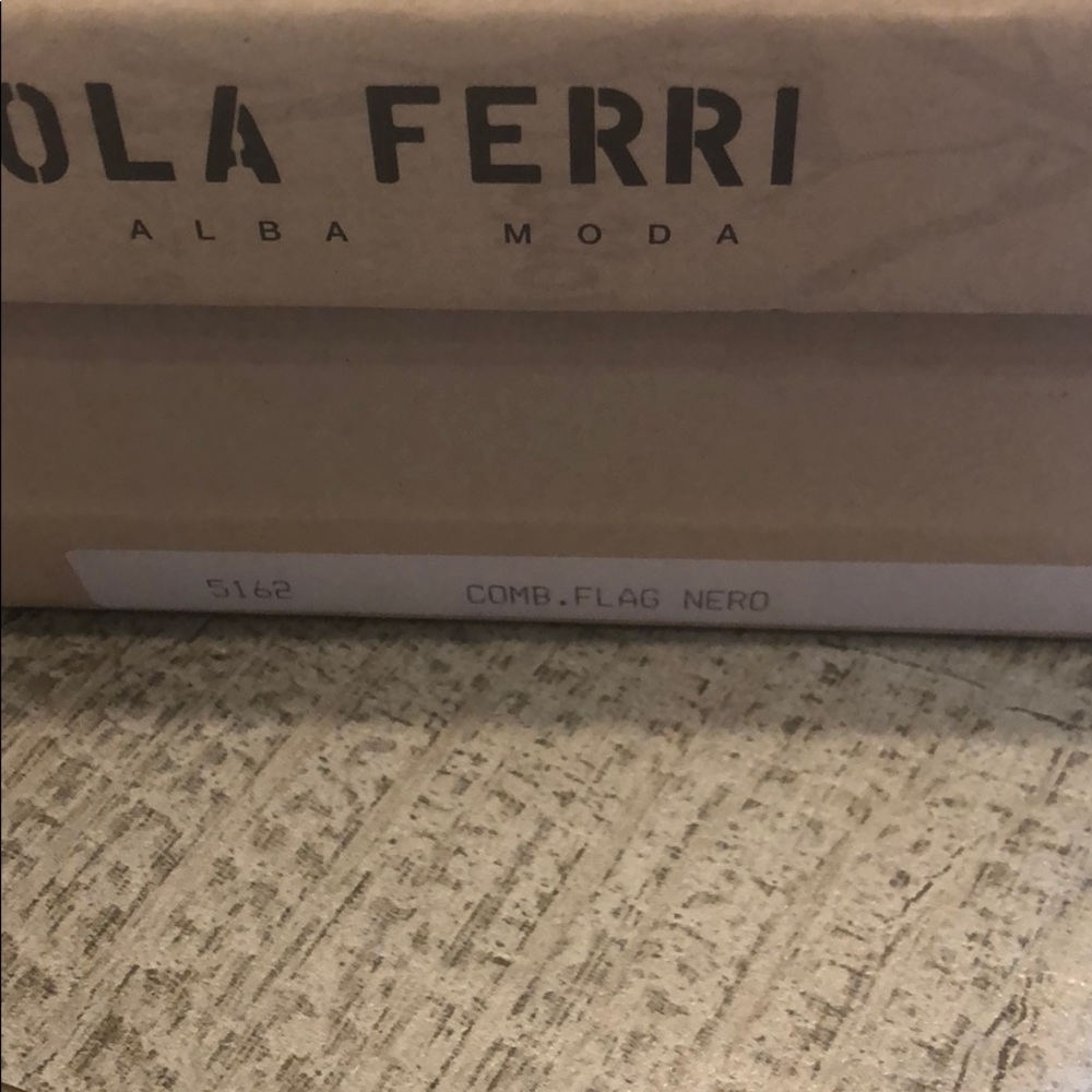 Paola Ferri Wedge multi color sandal - Picture 4 of 4